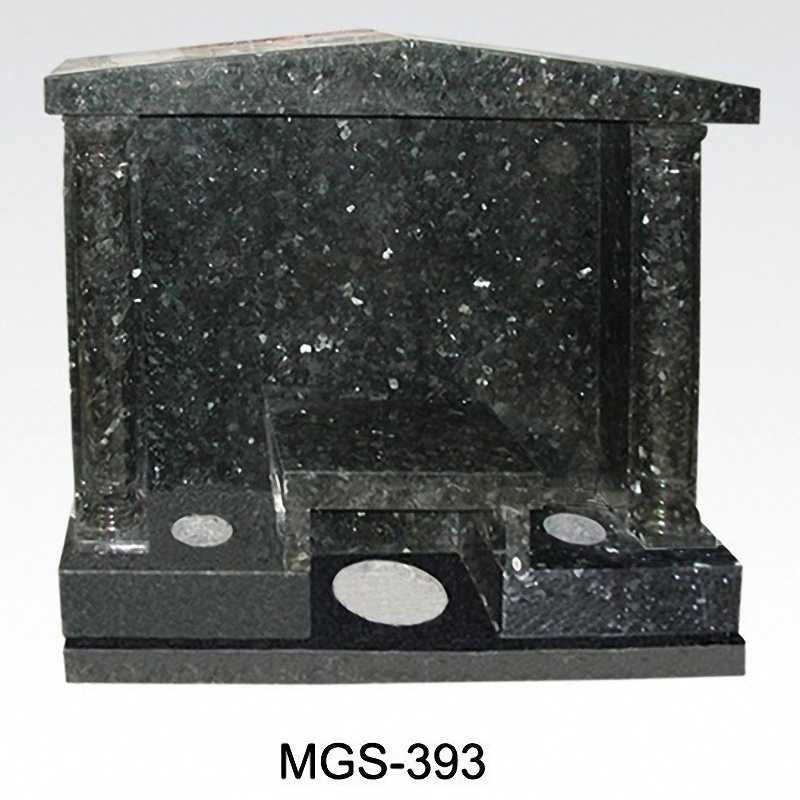 Australia New Zealand Granite Tombstone Gravestone Monument Headstone with Jesus Statue for Cemetery