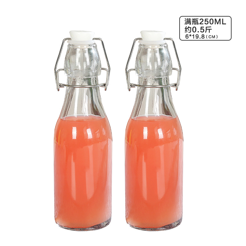 Wholesale Mini Edible Recycle 100ml 250ml 500ml Olive Oil Bottle Glass with Swing Top