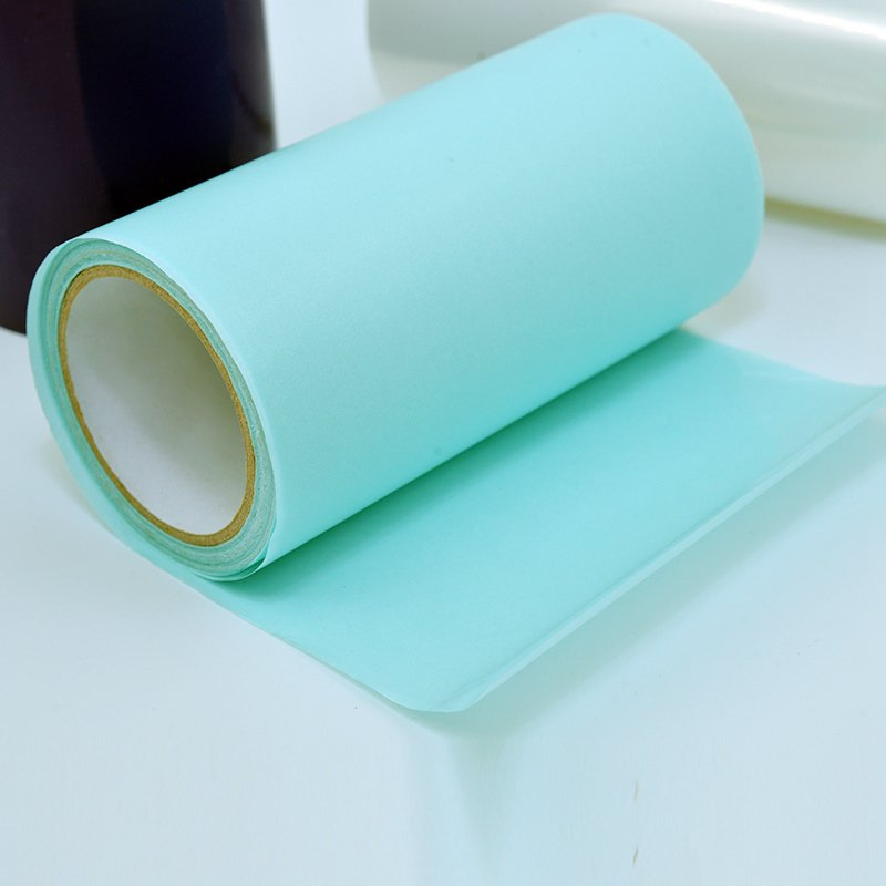 Zq-High Quality Blue Glassine Release Paper Roll
