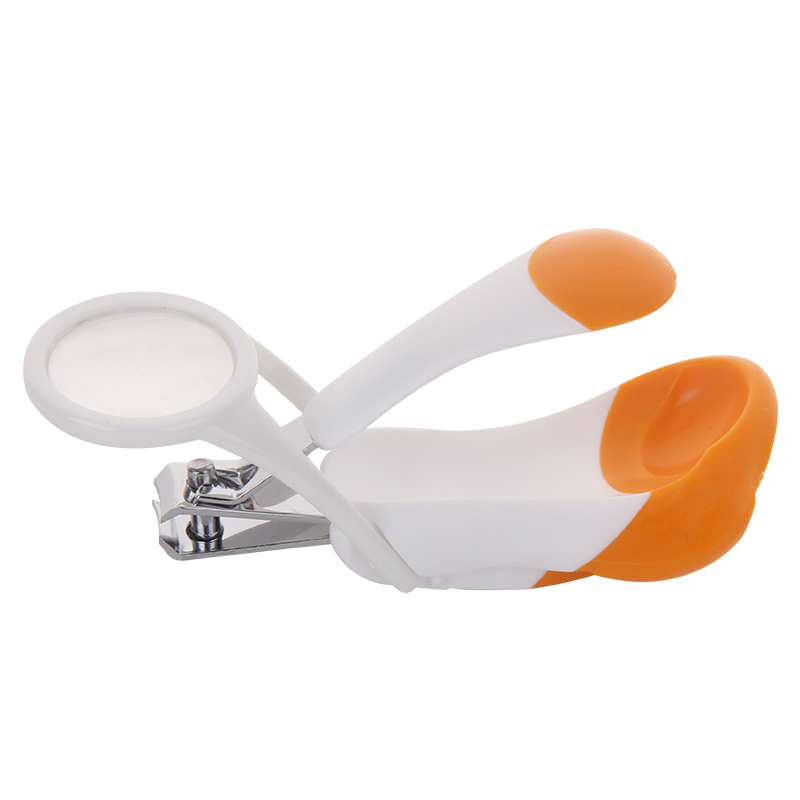 Premium Precision Nail Scissors with Built-in Magnifier for Easy Clipping