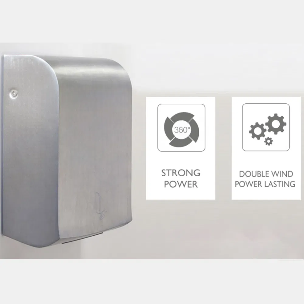 Wall Mounted Design Commercial Restroom Application Electric Automatic Hand Dryer