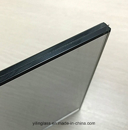 Grey Color Laminated Glass for Roof Balustrade Curtain Wall Skylight