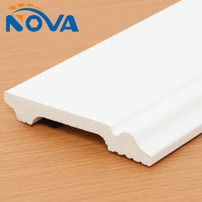 Wholesale Manufacturers Produce Skirting Waterproof Plastic Polystyrene Skirting Board PS Frame Baseboard Flooring Decorative Moulding