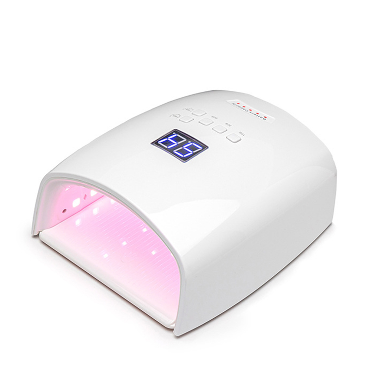 Cordless Nail Dryer UV LED Nail Lamp with Display Auto Sensor