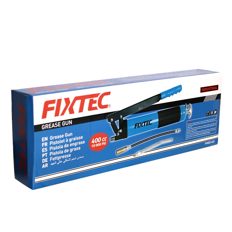 Fixtec Electric Hand Grease Gun 14oz Manual Air Mini Pneumatic Compressor Pump Grease Gun