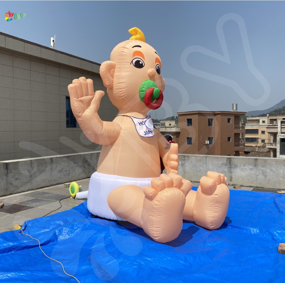 Outdoor Decoration Strong Inflatable Holland Baby Cartoon Balloon for Birthday Party