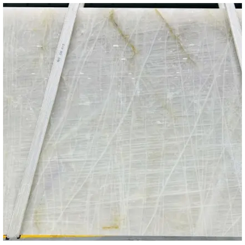 2cm Bianco Cristallo Quartzite Polished Slabs