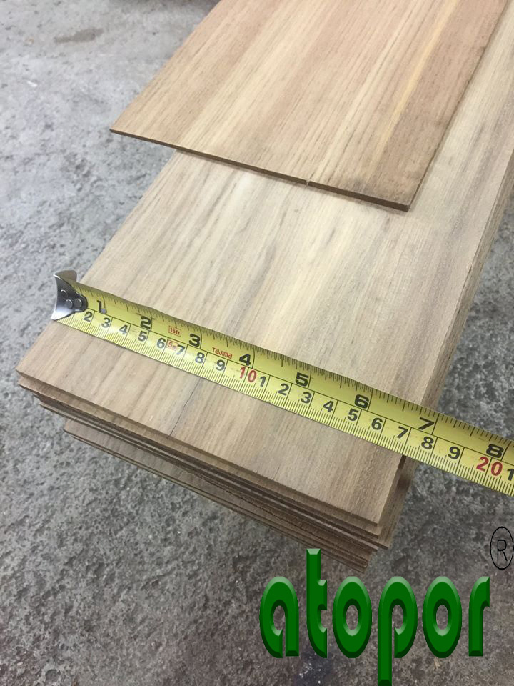 Sawn Veneer Top Layers for Parquet Lamellas Oak Walnut Chinese Ash Teak Morado