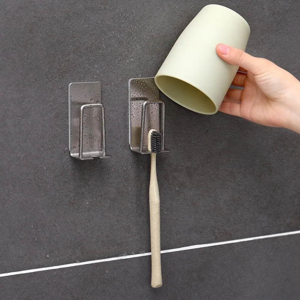 Wall Mount Stainless Steel Toothbrush Holder Bathroom Organizer Bl19208