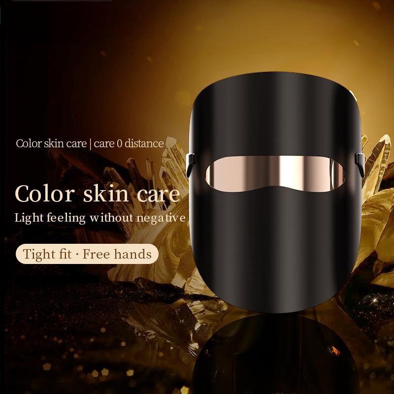 Professional Photon Facial Mask Wireless Rechargeable Skin Rejuvenation Red Light Therapy LED Face Mask
