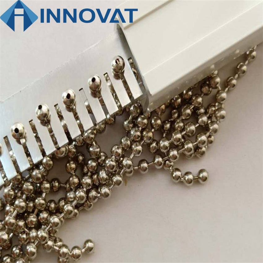 Wholesale Custom Size Luxury Metal Bead Curtains/String Ball Chain Room Dividers Decorate Door Beaded Curtain