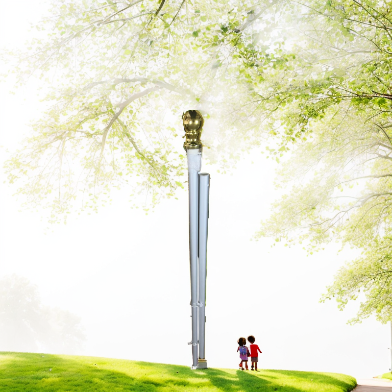 Stainless Steel Flag Rack with Powder Coating