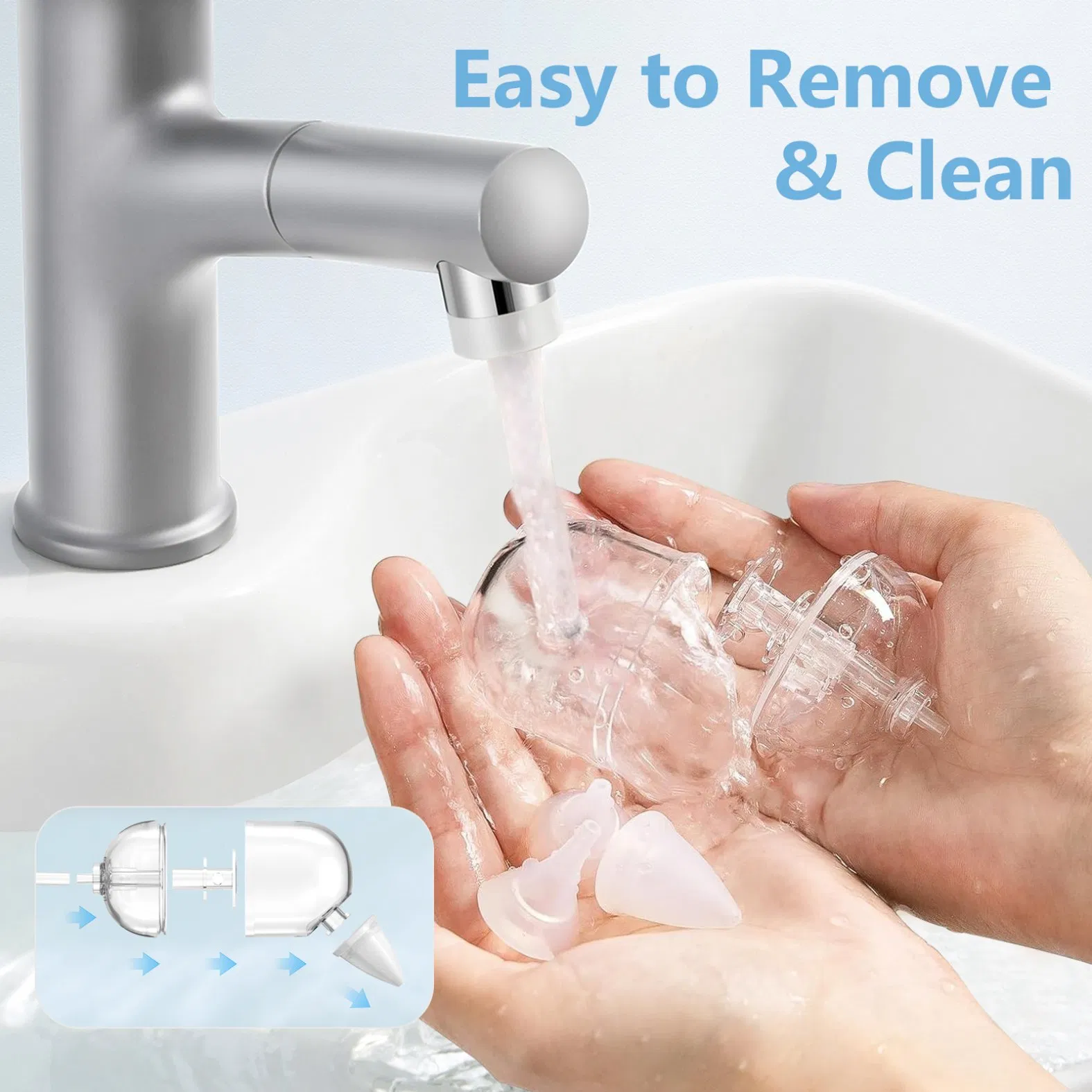 New Design Electric Baby Nasal Aspirator USB Charing Nose Cleaning Tools