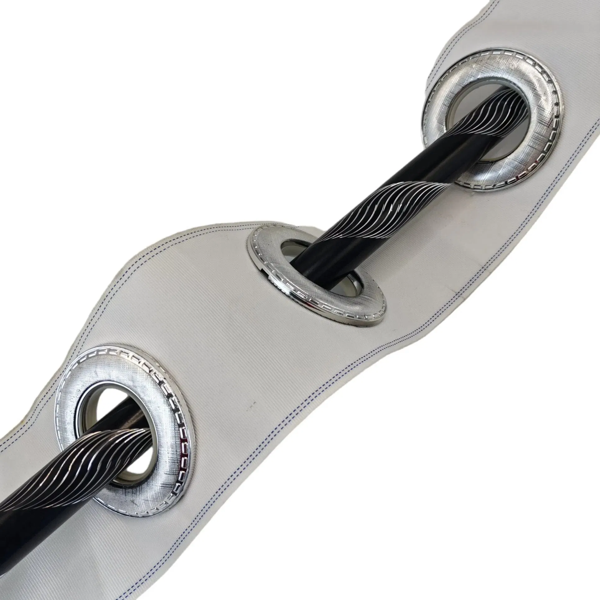 Strong Plastic Eyelet Brackets for Drapery Rod Support Roman Rod Ring