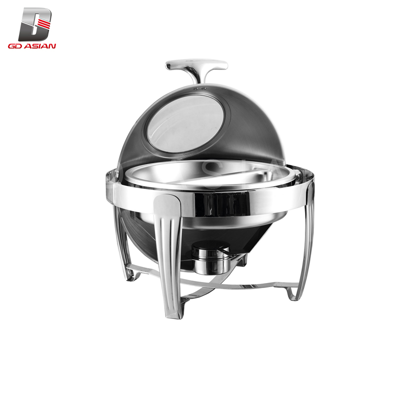 4.5L Round Roll Chafing Dish with Show Window