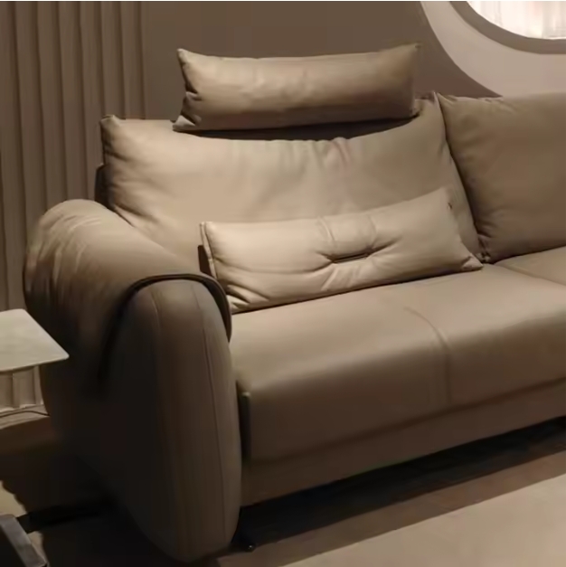 Диван кожаный для гостиной комплект