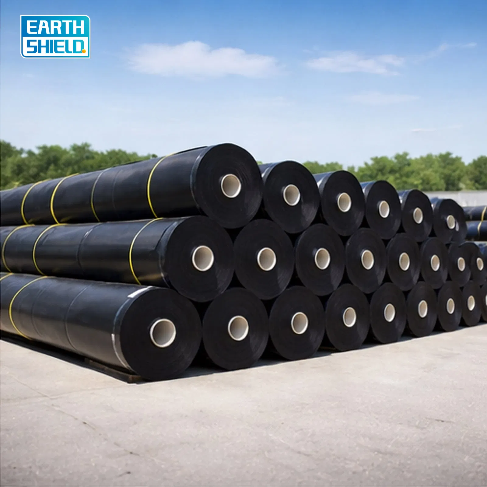 High-Density Polyethylene (HDPE) Geomembrane Liner for Reservoir Project in Tiland