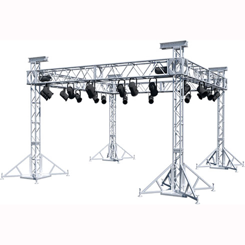 Easy Assembly Aluminum Lighting Spiogot Bolt Truss Display with Lifting System