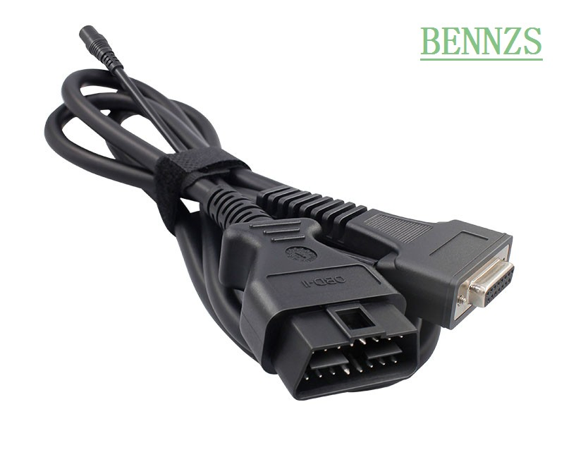 J1962 16-Pin OBD Connector Cable for Automotive Diagnostic Scanner