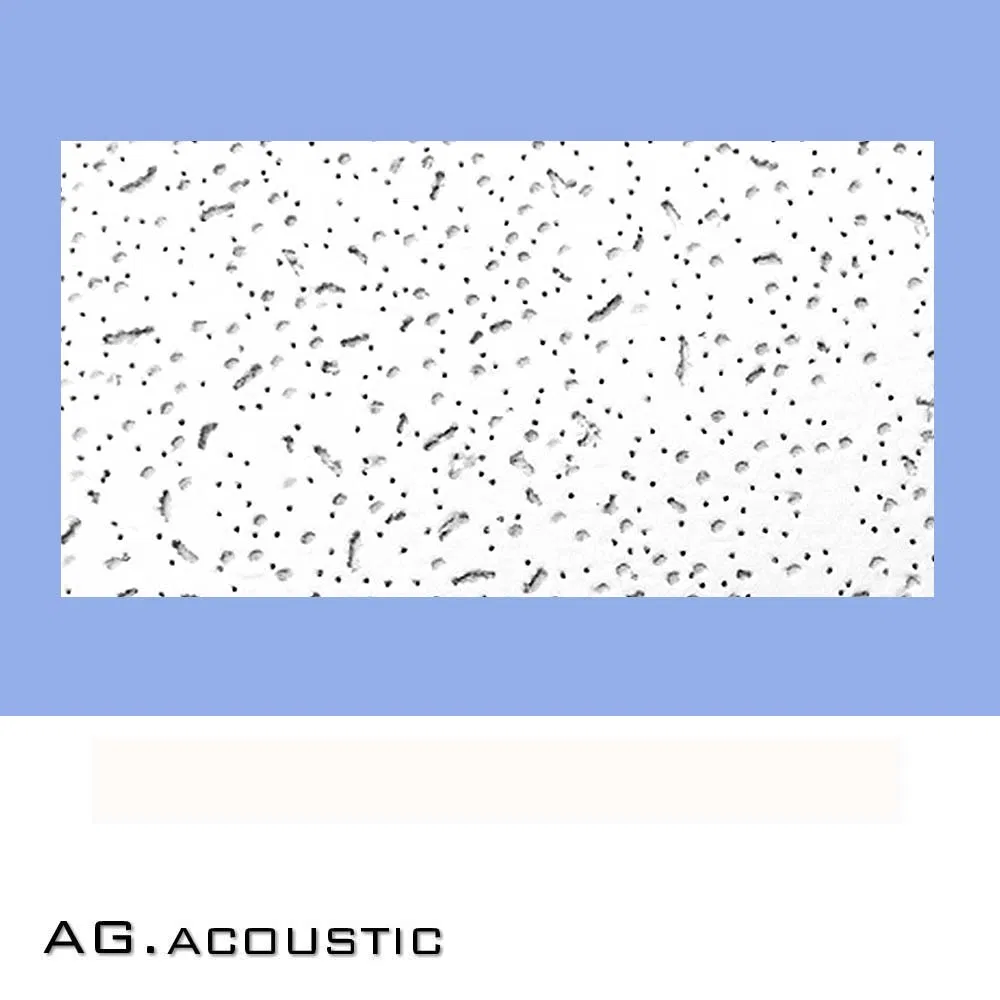 AG. Acoustic Factory Price Decorative False Ceiling Acoustic Mineral Wool Ceiling Tiles