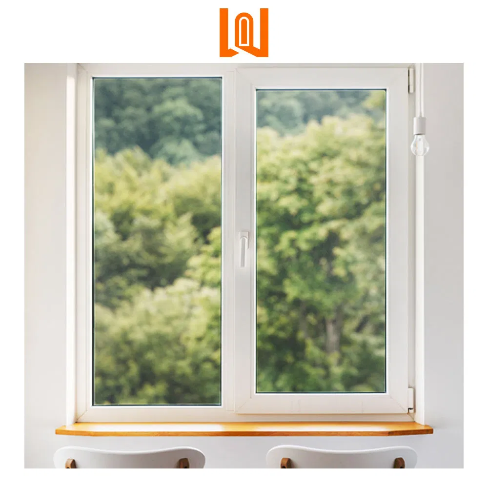 Wanjia Wholesale Home French White Plastic Glass Window UPVC Casement Window