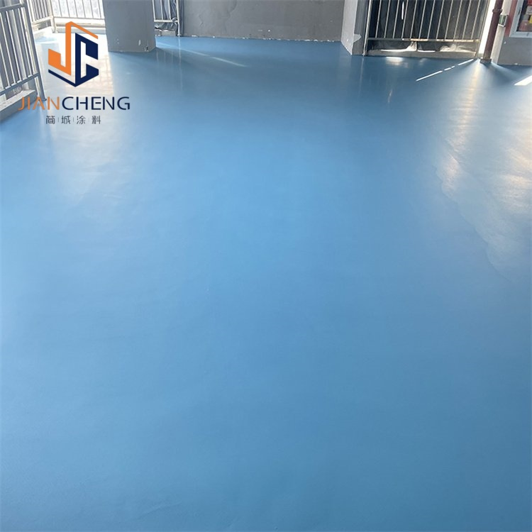 Red Water Based PU Polyurethane Cement Floor for Food Plant