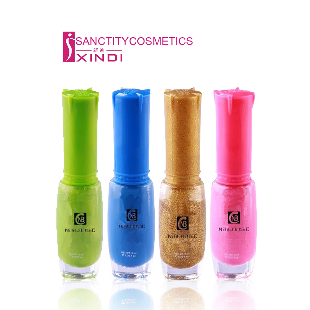 OEM Long Lasting High Shiny Nail Polish with Colorful Cap