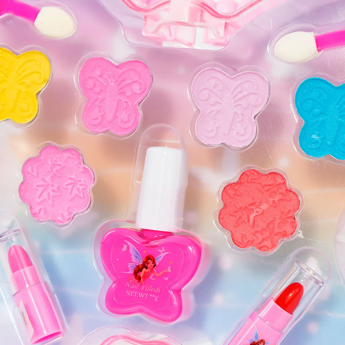 Butterfly Shaped Children's Makeup Set for Creative Play