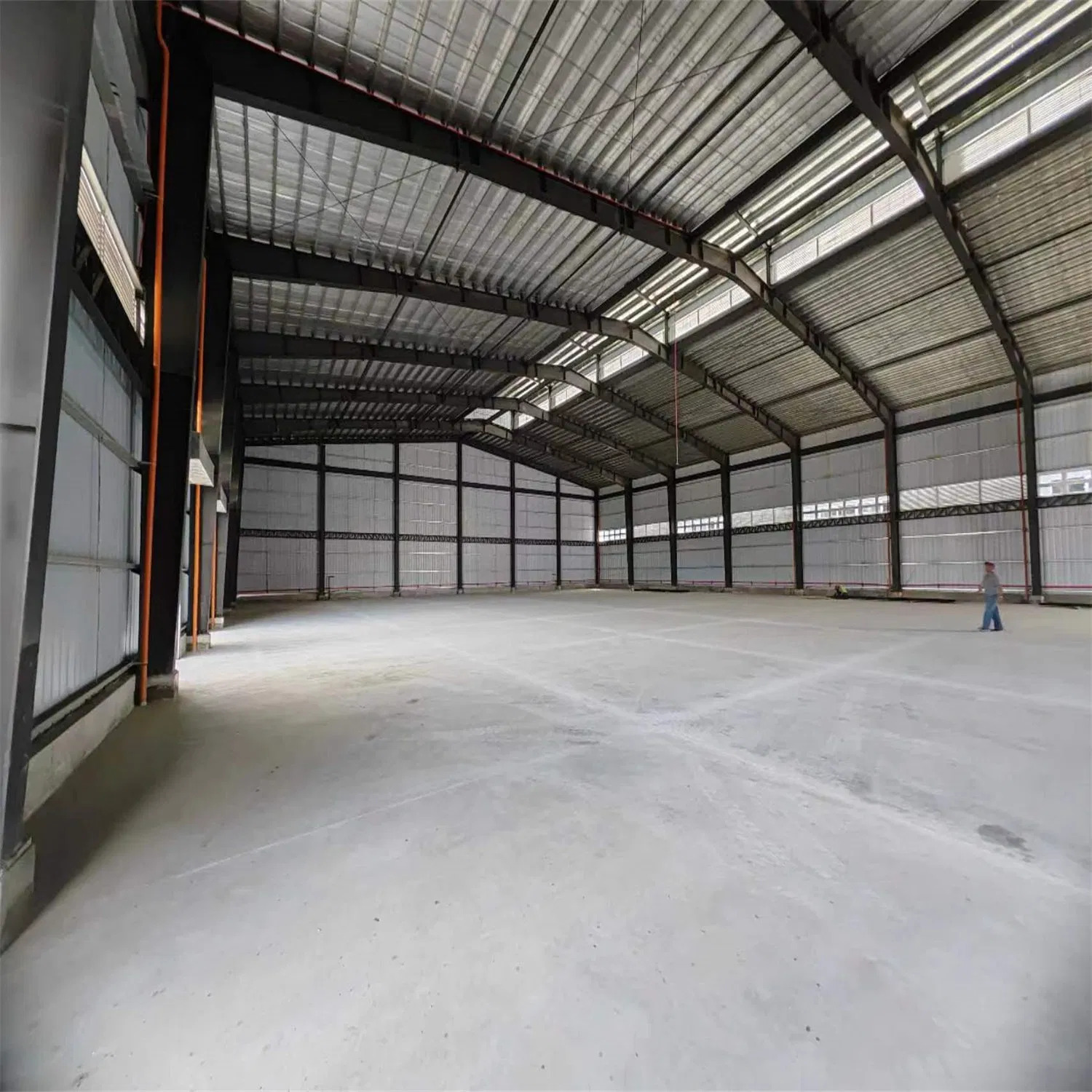 Q345 Q235 Large Construction Prefabricated/Prefab H Beam Light Steel Structure Building for Warehouse/Factory/Workshop/Garage/Hangar/Shed/Building Material