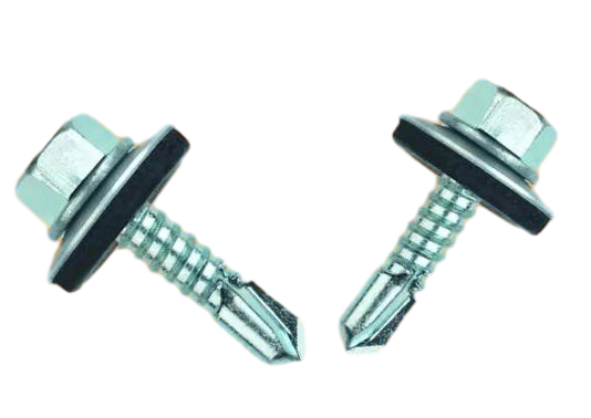Galvanised Metal Hexagonal Head Self Drilling Screw with EPDM Washers Roofing Screw