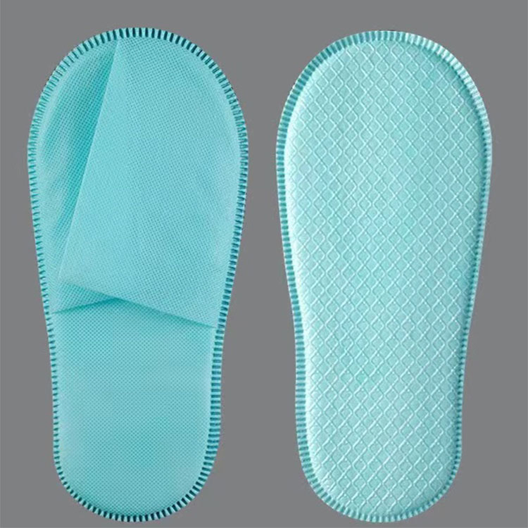 2024 New Disposable Skidproof Slippers Comfortable Non-Woven Fabrics Slippers for Airline
