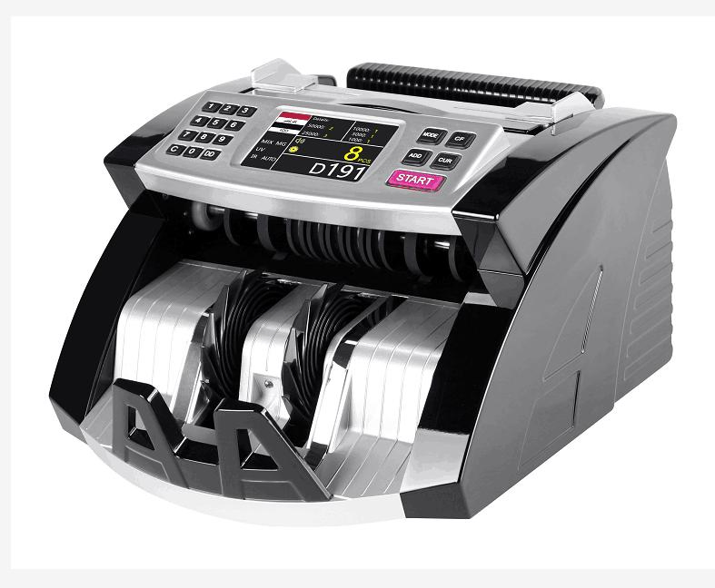 Bill Counter Mix Value Money Counting Machine Banknote Counter Money Detector Bill Counting Machine Financial Equipment Cash Counting Machine