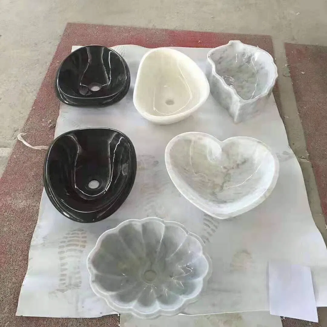 Customized Natural Marble Wash Basin Designs