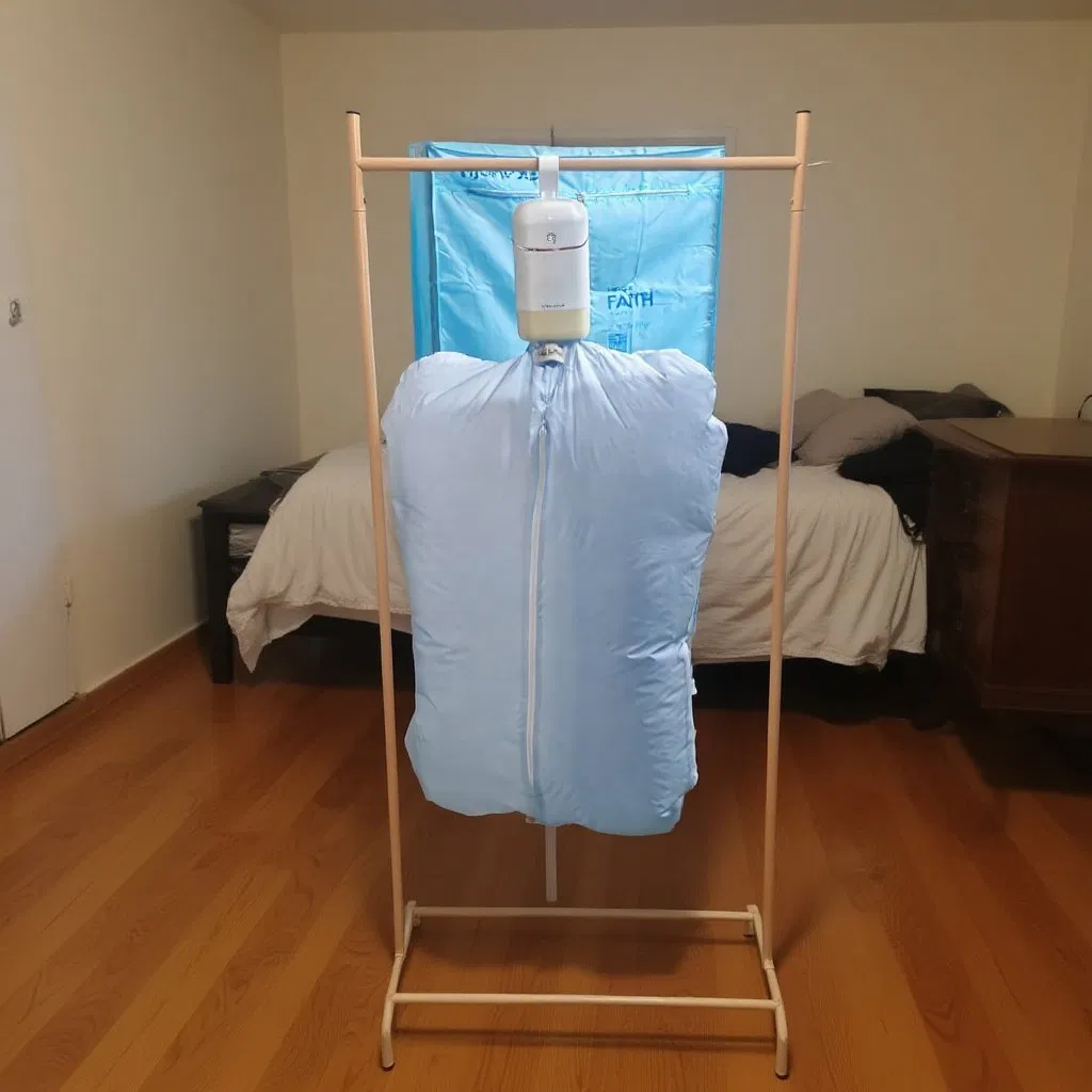 Mini Portable Clothes Dryer with UV Light for Travel and Hotel Use
