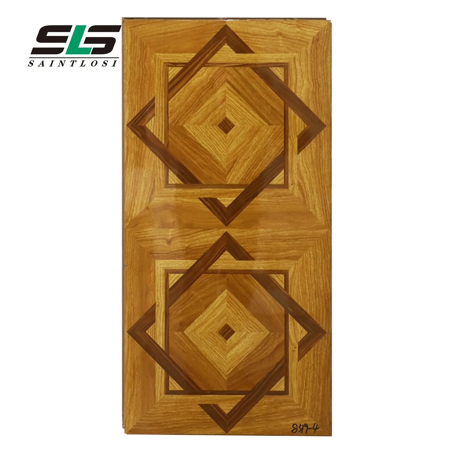 China Cheap Price AC3 AC4 AC5 Click Lock HDF MDF 8mm 12mm Laminate Flooring Backing Paper Light Brown Waterproof Wood Laminate Floor Tiles