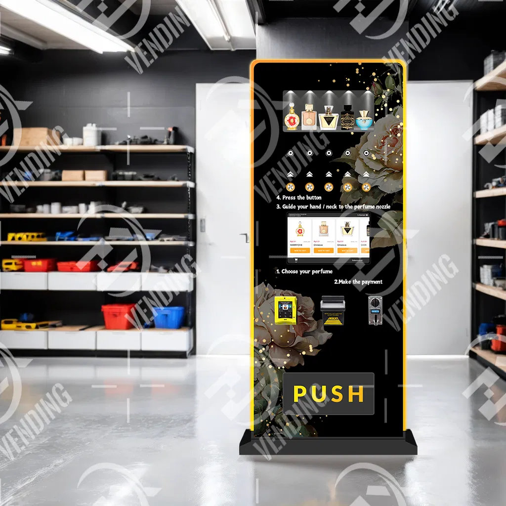 Innovative Freestanding Perfume Vending Machine for Modern Retail