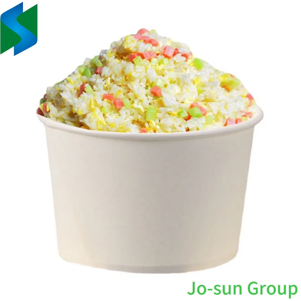 Factory Direct Wholesale Price Disposable Degradable Kraft Paper White Round Paper Bowl Can Be Customized