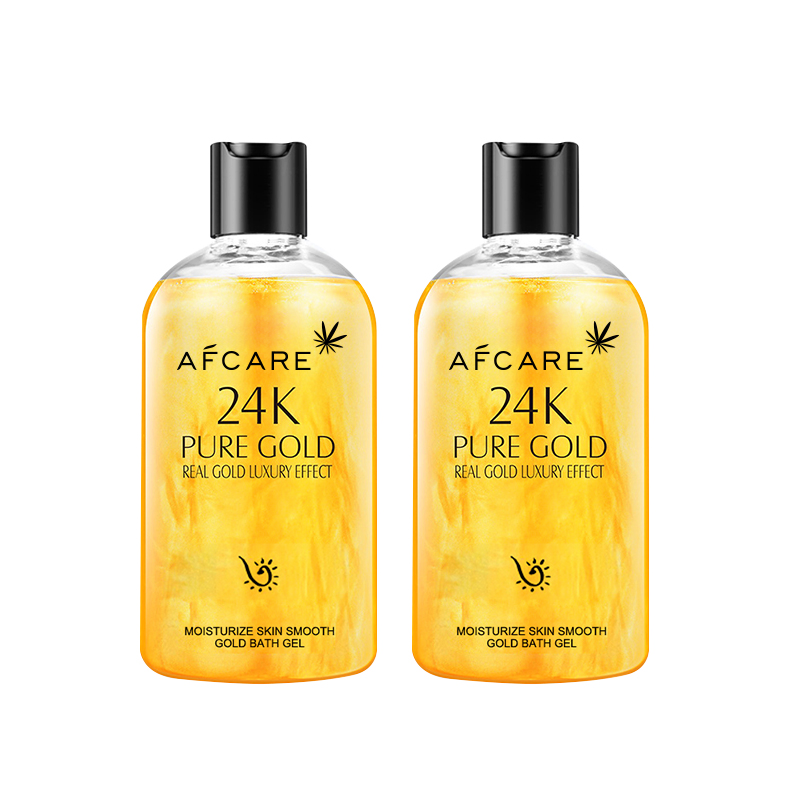 Private Label Skincare Improve 24K Pure Gold Smooth Gold Bath Gel
