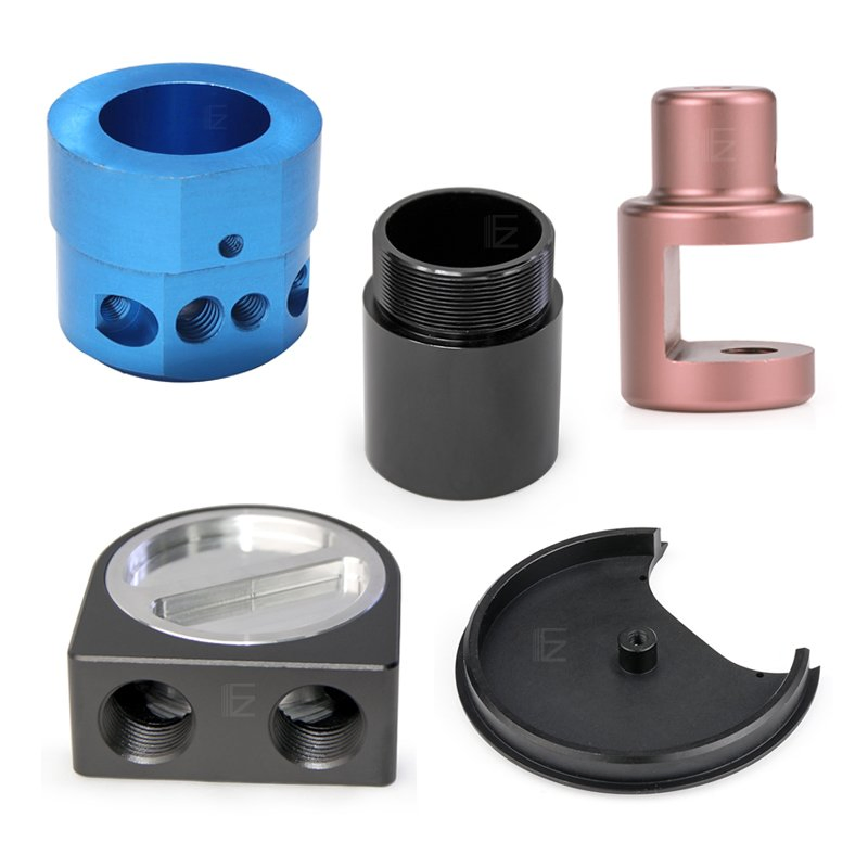 Custom Titanium Metal Anodized Aluminum Connector Parts CNC Machining Manufacturer Professional CNC Machining Services