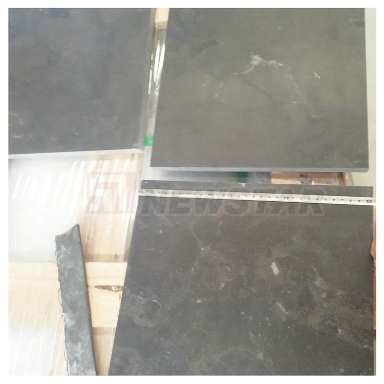 Natural Stone Blue Limestone French Pattern Black Marble Flamed Limestone Bluestone Black Stone Paver