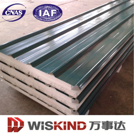 8-20kg/M3 Density PU/ Polystyrene/EPS Sandwich Panel for Roof/Wall/Ceiling Material