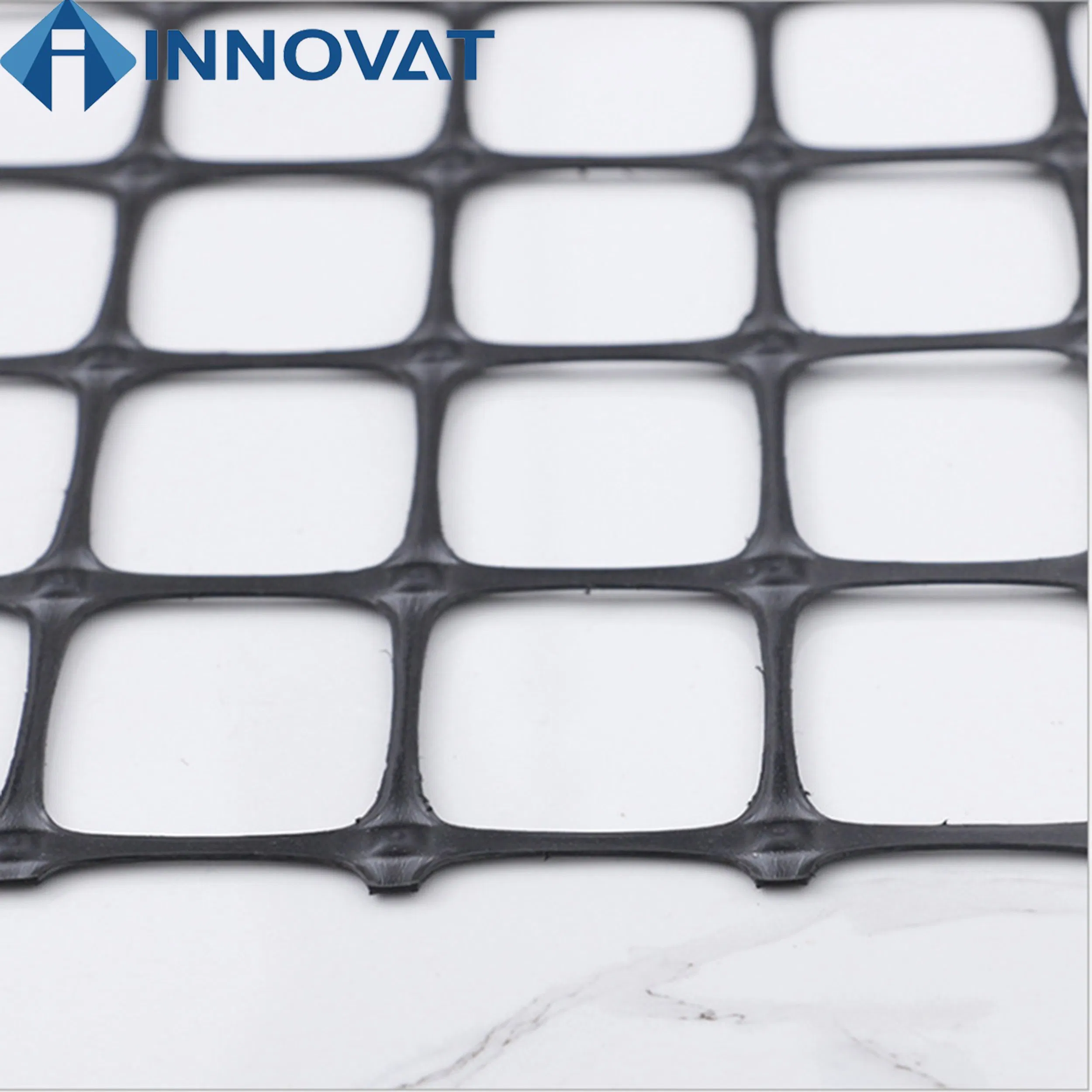 Biaxial Geogrid Geosynthetic Material Soil Reinforcement Below Roads
