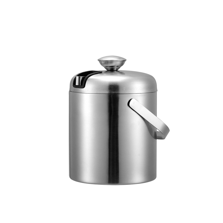 High Quality Hotel Custom 1.2L Stainless Steel Ice Bucket