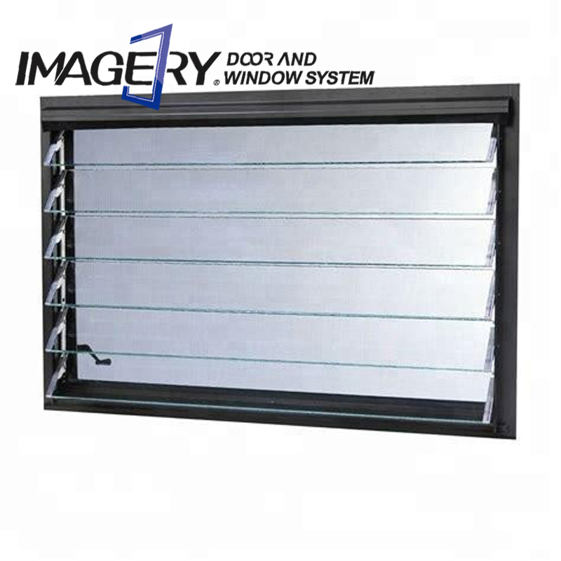 Factory Supplier Adjustable Aluminum Glass Cheap Modern Jalousie Window