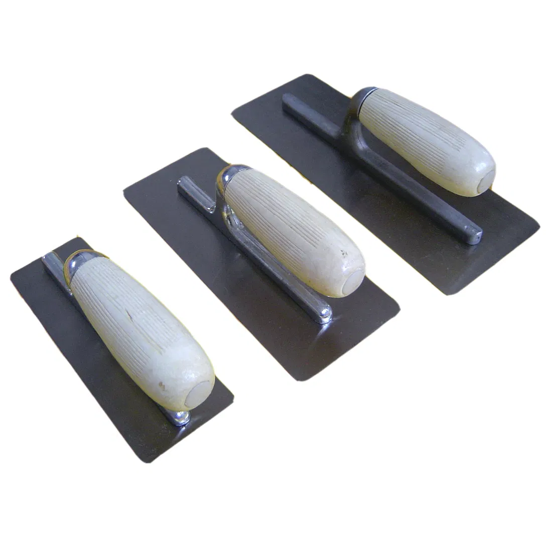 Italy Model Fine Plastic Wood Copy Handle Stainless Round Conor Bricklaying Trowels