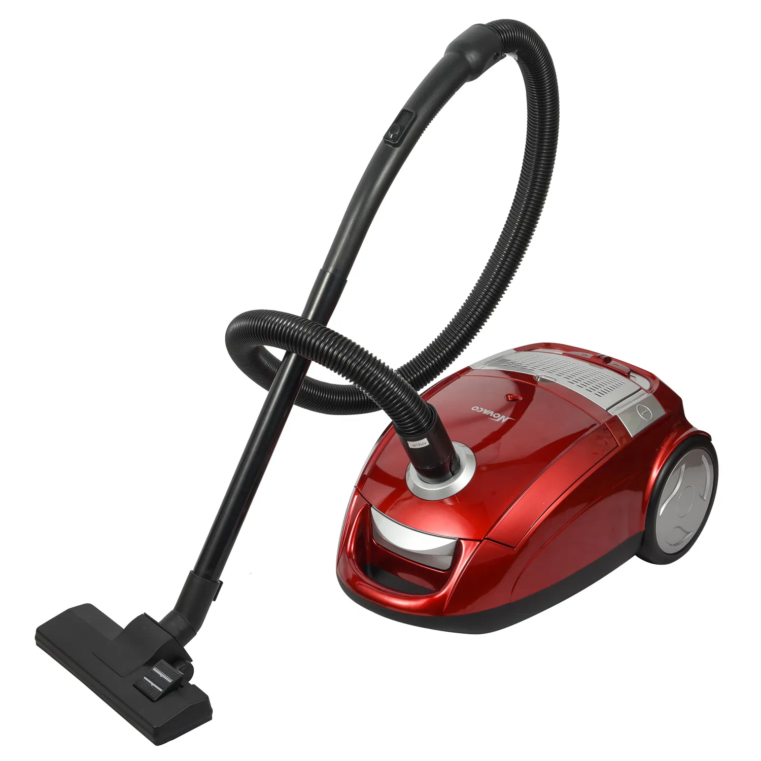 Sleek Silver Gray LED Vacuum Cleaner for Home Efficiency