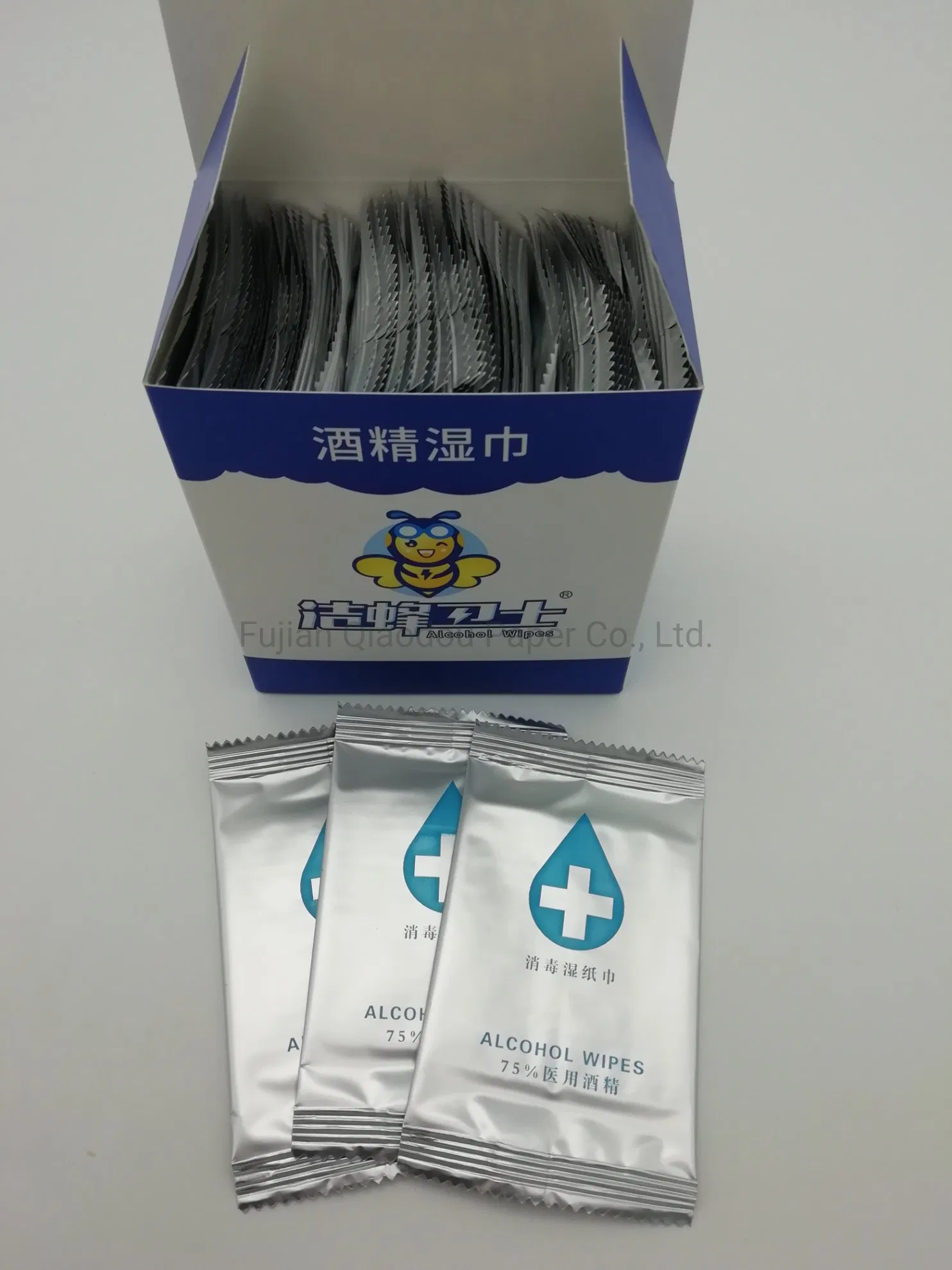 Qiaodou 75% Alcohol Wipes Hand Antibacterial Wet Wipes Disinfectant Wipes