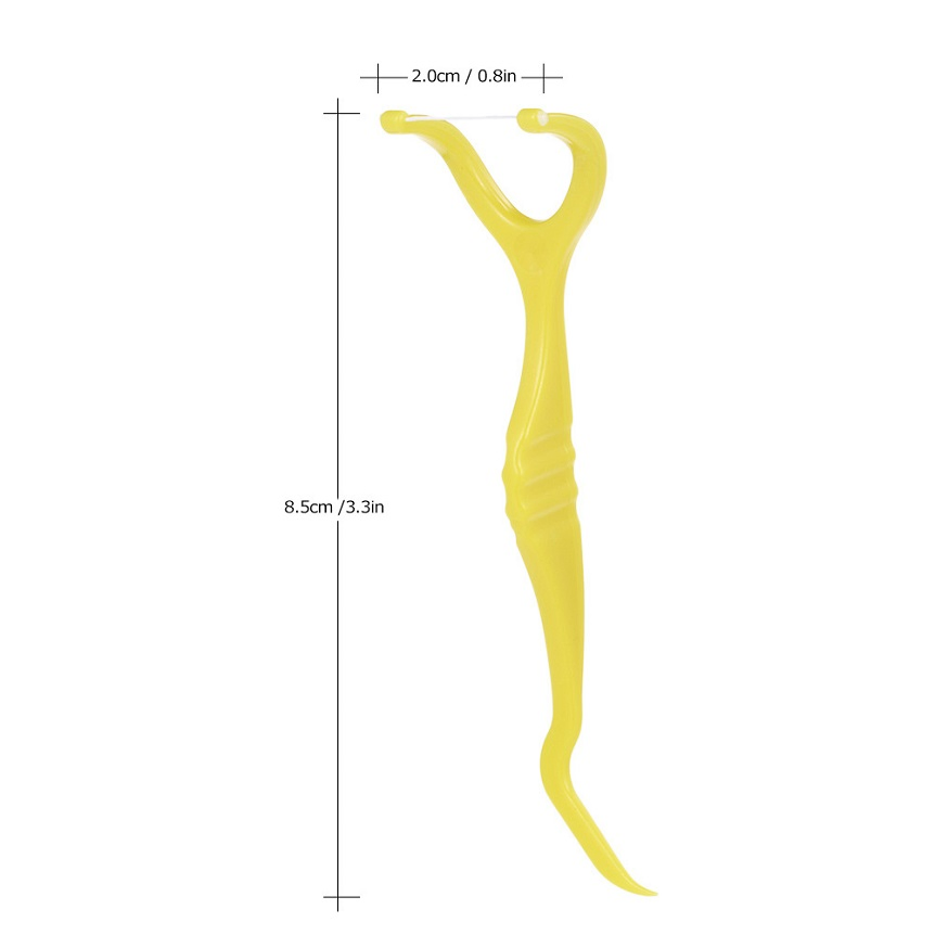 Wholesale 25PCS Dental Floss Picks Manufacturing Holder Floss Tooth Cleaning