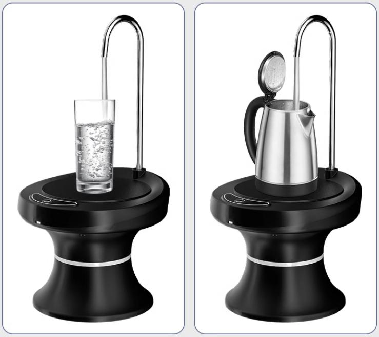 Dispenser USB Battery Rechargeable Water Pump with Tray (H-RP16)