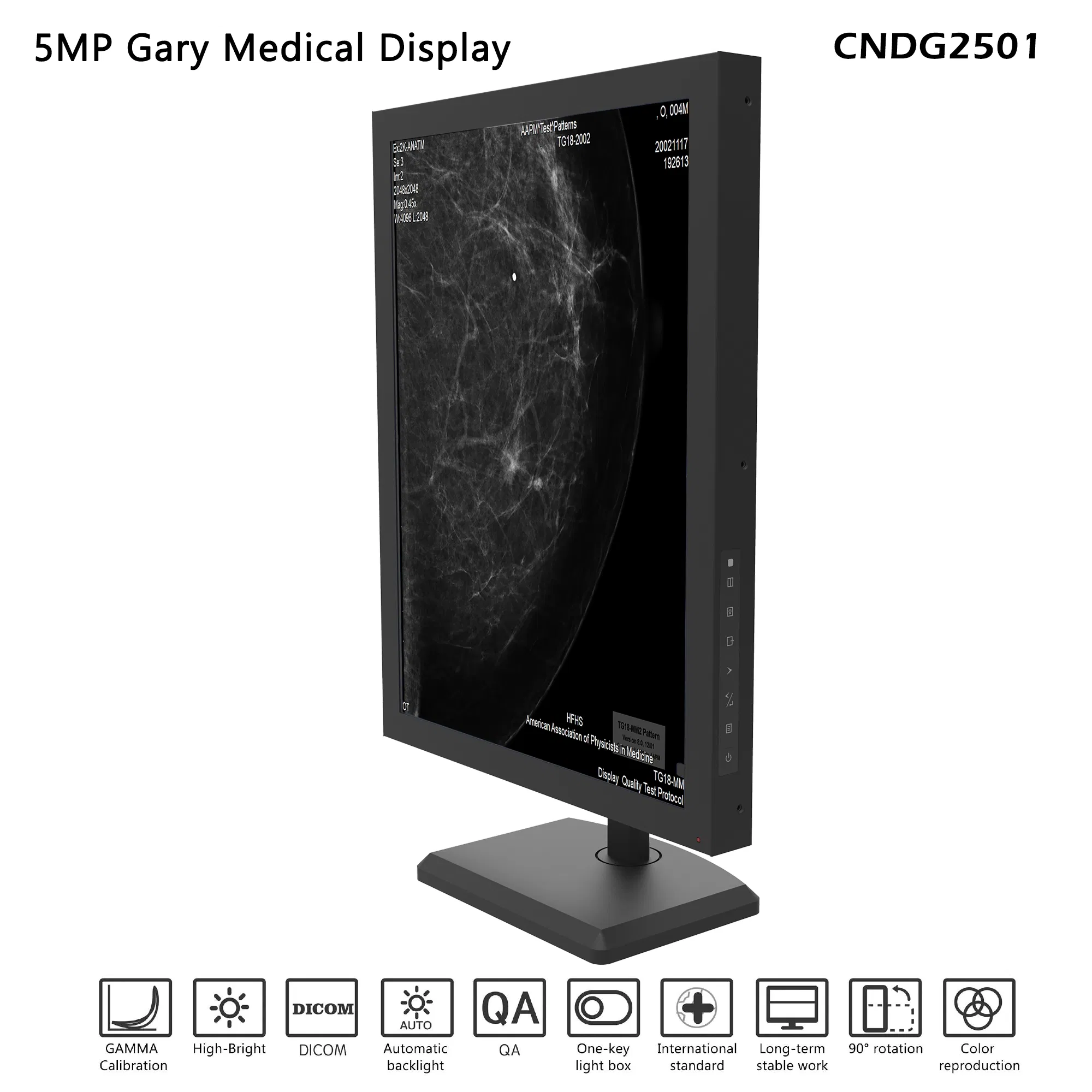 Factory Customize 5MP 21.3 Inches Images Diagnostic Grey Medical Display